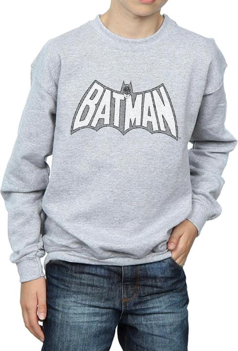 Image du produit - Sweat BATMAN RETRO CRACKLE LOGO - Garçon (128)