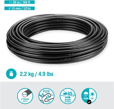 Actual product image Gardena Laying pipe 1/2" x 50m (Drip hose + drip tube)