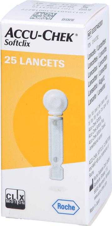 Produktbild Roche ACCU-CHEK Softclix Lancet, 25 St LAN (Lanzette)