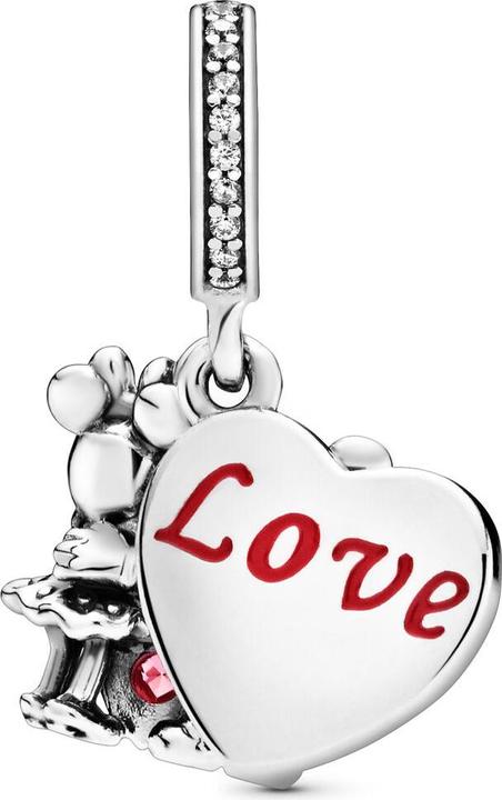 Actual product image Pandora Minnie & Mickey With Love dangle Charms/Beads (Silver 925)