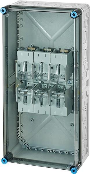 Produktbild Hensel HEN Mi 4452 NH-Sicherungsverteiler NH2 3-polig 400A PE+N (Gehäuse)