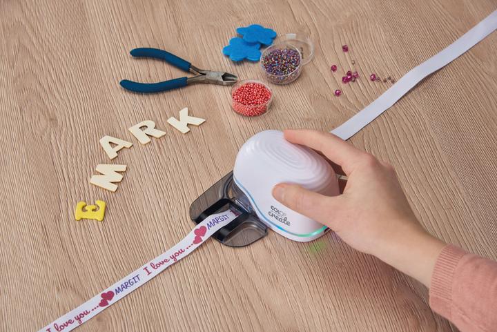 Actual product image Colop e-mark guide rail for cotton ribbons 10 mm, for easier printing of ribbons and en