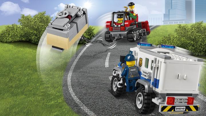 Immagine prodotto LEGO Rapina in banca in città (60140, LEGO City)