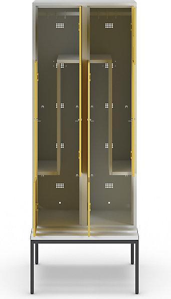 Actual product image Z wardrobe with bench (80 cm, 214 cm)
