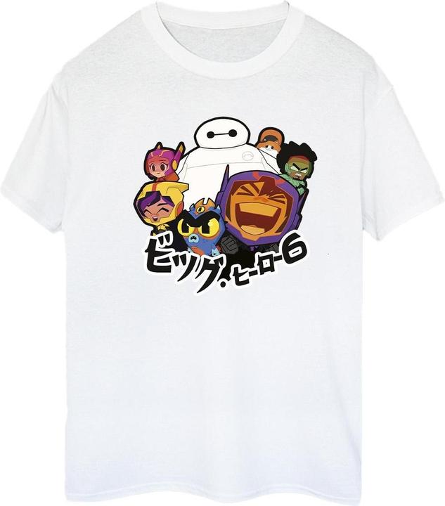Immagine prodotto Disney Big Hero 6 Baymax Group Manga Maglietta Ampia Donna (3XL)