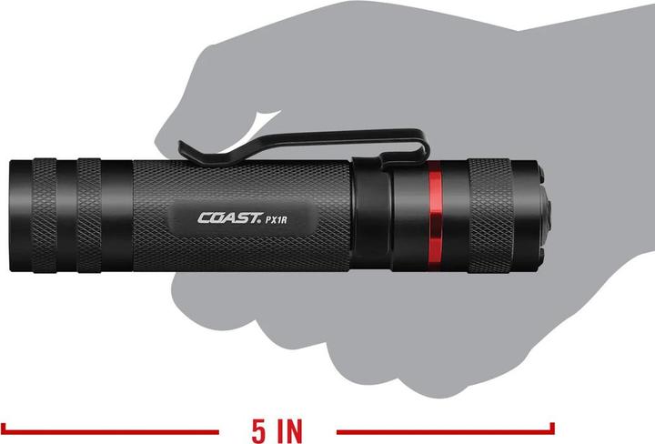 Actual product image Coast PX1R rechargeable hand lamp 460 lumens (10 cm, 460 lm)