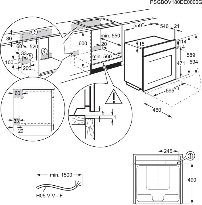 Actual product image Electrolux Built-in steam oven KOAAS31CX
