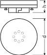Actual product image Osram Star 40 (GX53, 4.90 W, 470 lm, 1 x, F)
