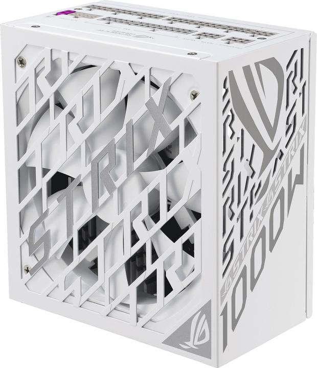 Image du produit ASUS ROG Strix 1000P White Gaming Netzteil, 80+ Platinum, Modular, 135 mm Lüfter (1000 W)