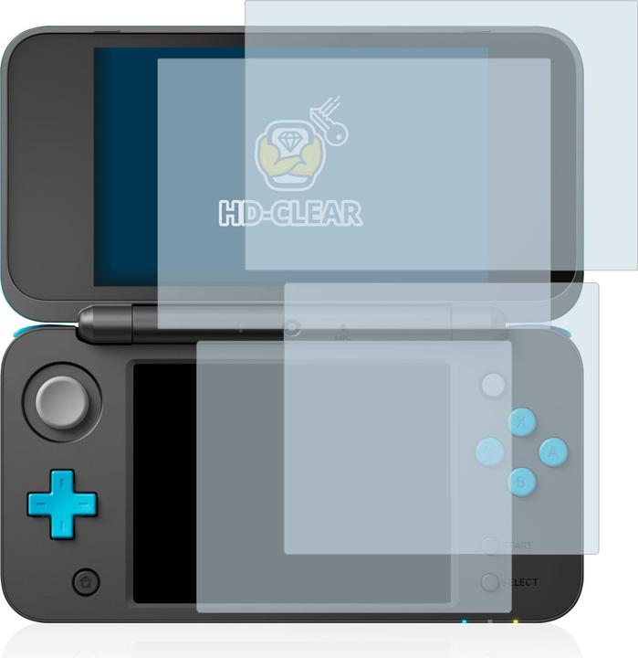 Actual product image BROTECT Screen Protector Clear (2 Piece, 2DS XL)