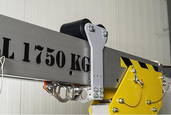 Image du produit Planeta Portique en aluminium RLPK, hauteur h.t. 2477 - 3877 mm, largeur 5000 mm.