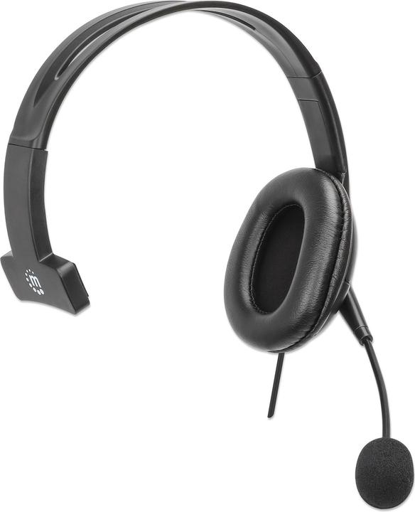 Immagine prodotto Manhattan Cuffie mono USB con microfono reversibile (Cablato)