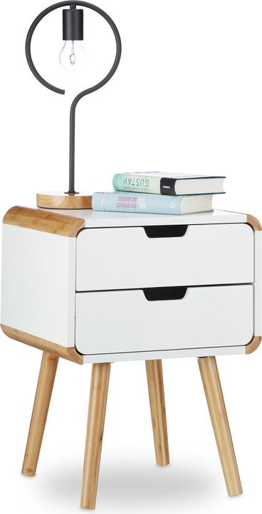 Actual product image Relaxdays bedside table (40 x 40 x 55 cm)