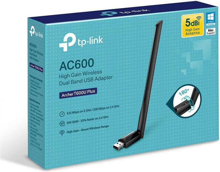 Actual product image TP-Link Archer T600U Plus (USB 2.0)