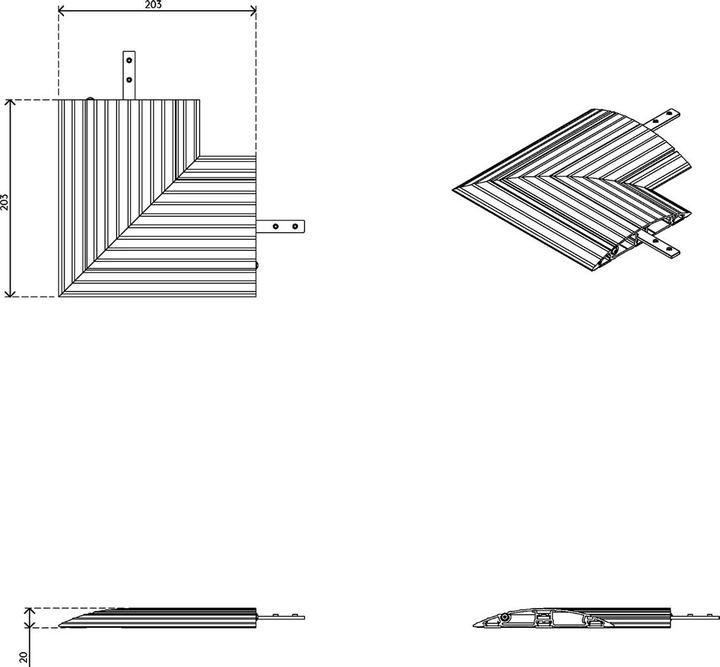 Produktbild Dataflex Kabelschutz (Kabelschlauch, 21.50 cm)