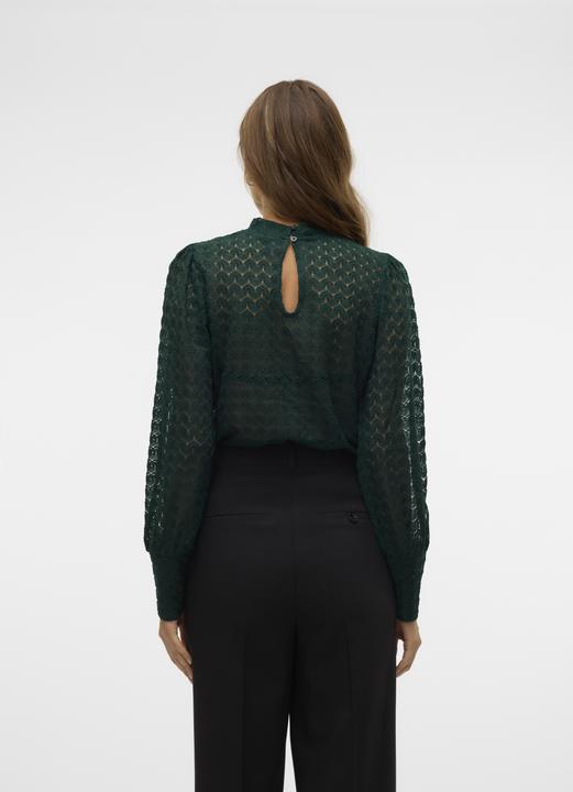 Actual product image Vero Moda Vmbecca Ls High Neck Lace Top Jrs Noos (M)