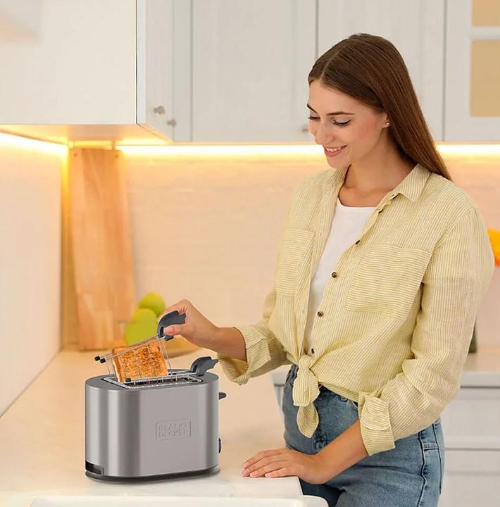 Actual product image Black & Decker Black+Decker BXTOA901E 900W Toaster (EU plug)
