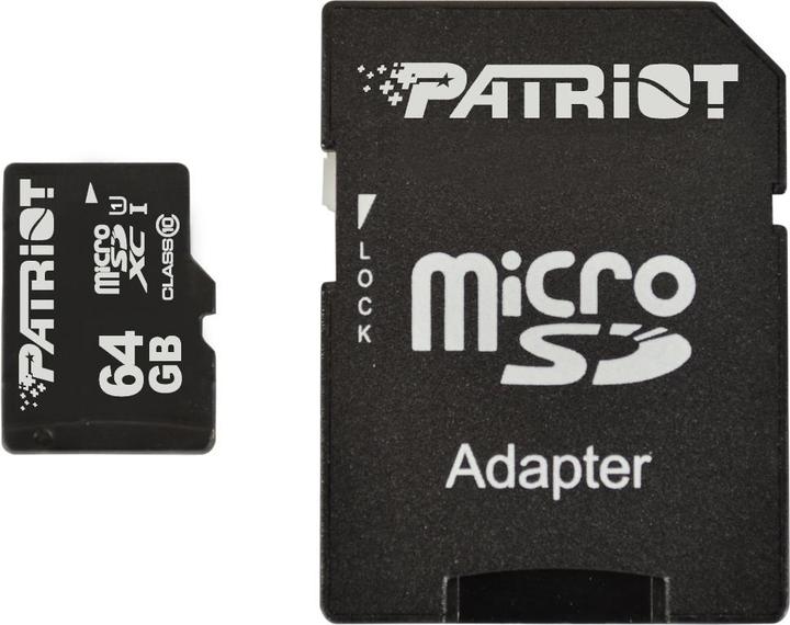 Patriot microSDXC memory card class 10 (64 GB, microSDXC)