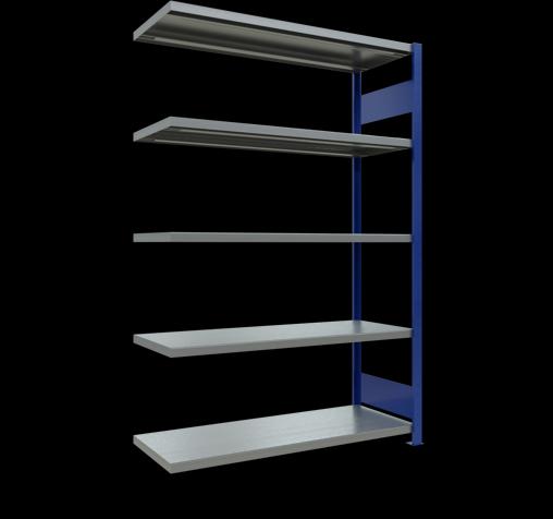 Stecksystem Anbauregal MULTIplus250 mit Längenriegel