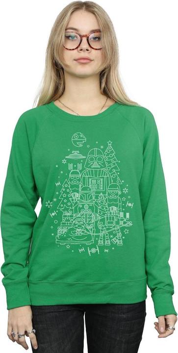 Immagine prodotto Star Wars Empire Christmas Felpa Donna (M)