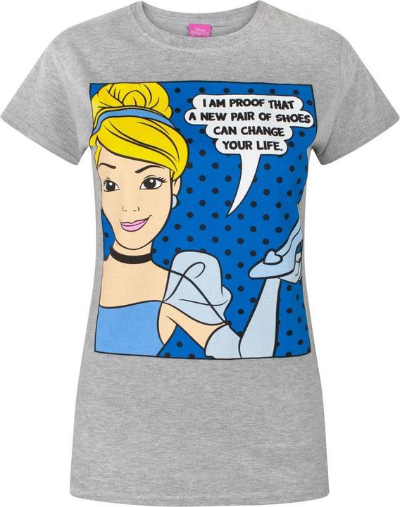 Actual product image Disney Interactive Studios Princess Cinderella New Shoes Tshirt (L)