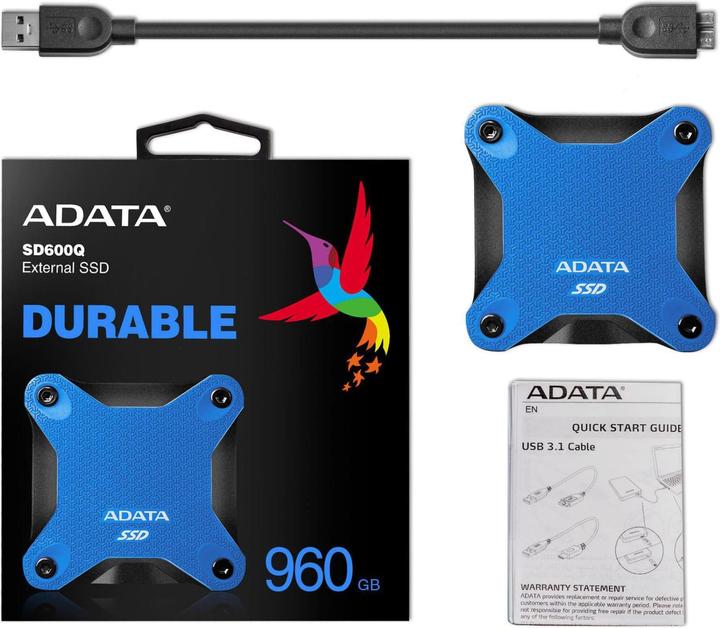 Produktbild Adata Externe SSD SD600Q (480 GB)