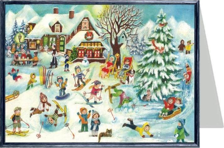 Image du produit 99131 - Carte de Noël - Chalet de ski