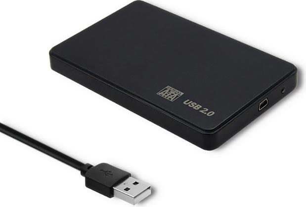Qoltec External hard drive case HDD/SSD 2.5" SATA3 USB 2.0 Black (2.5")