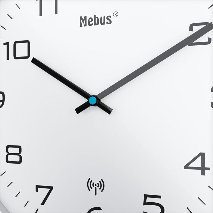 Actual product image Mebus 13080 Radio-controlled wall clock (30 cm)