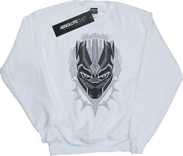 Black Panther Head Sweatshirt Jungen