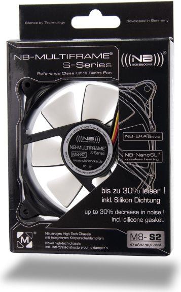 Actual product image Noiseblocker Multiframe M8-2 (80 mm, 1 x)