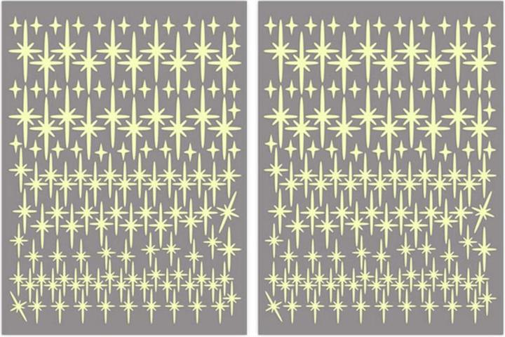 Actual product image Trenddeko Luminous sticker romantic starry sky (21 x 28 cm)