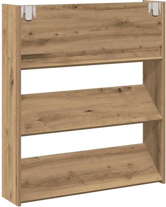 Produktbild VidaXL Wand-Schuhregal Artisan-Eiche 80x18x90 cm Holzwerkstoff (80 x 18 x 90 cm)