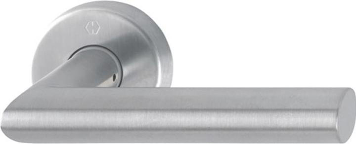 Image du produit Hoppe Demi-garniture à rosette Amsterdam E1400Z/42H Acier inoxydable F69 Carré 10 mm (Poignée de porte)