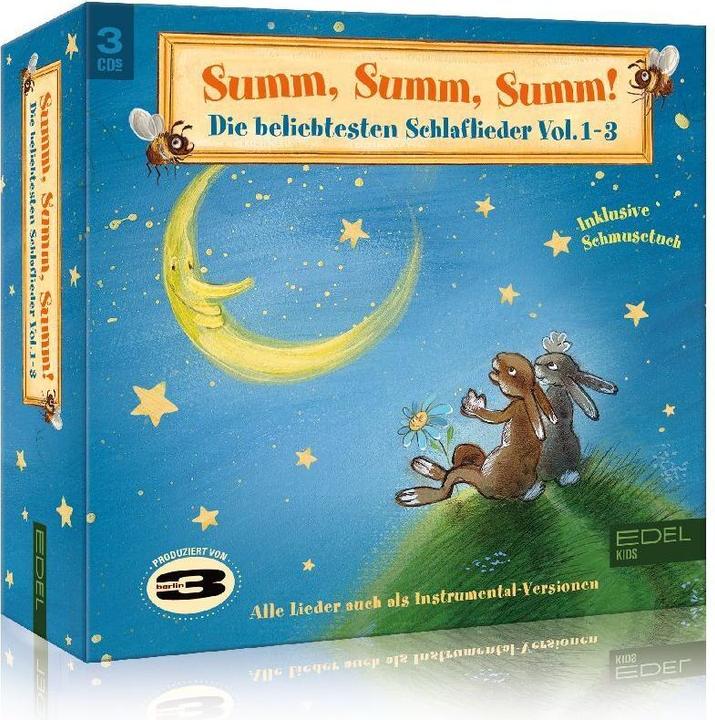 Produktbild Schlaflieder-Box - Vol.1-3 inkl. Schmusetuch (Audio CD, 2024)