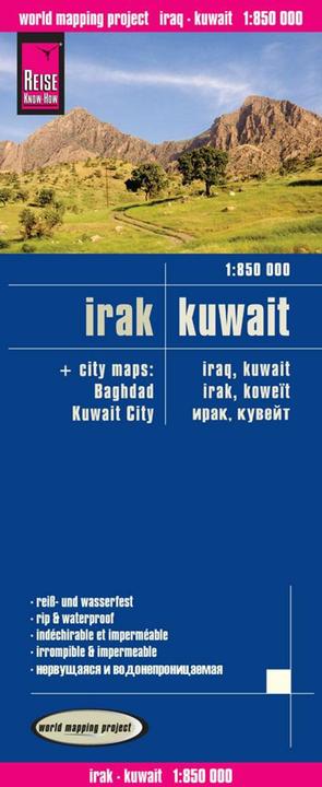 Produktbild Landkarte Irak, Kuwait 1 : 850.000