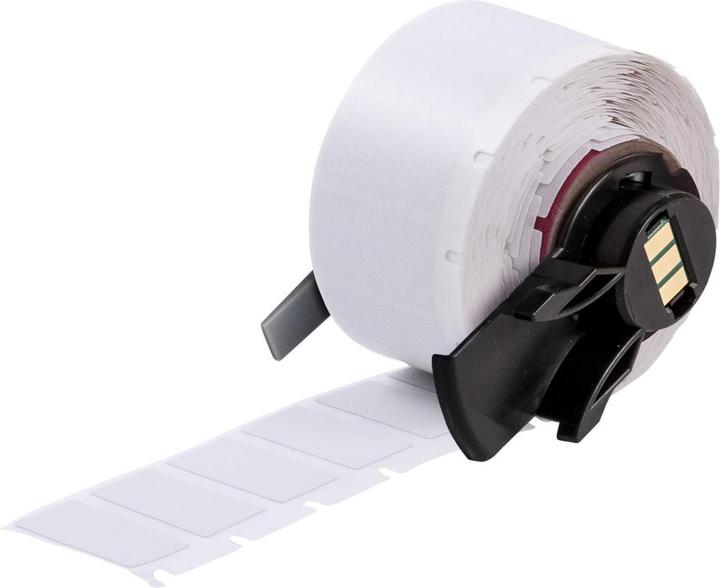 Produktbild Brady M6-17-486, Metallisierter Polyester, Silber, matt, 25.40 x 12.70 mm, extra stark haftend (50