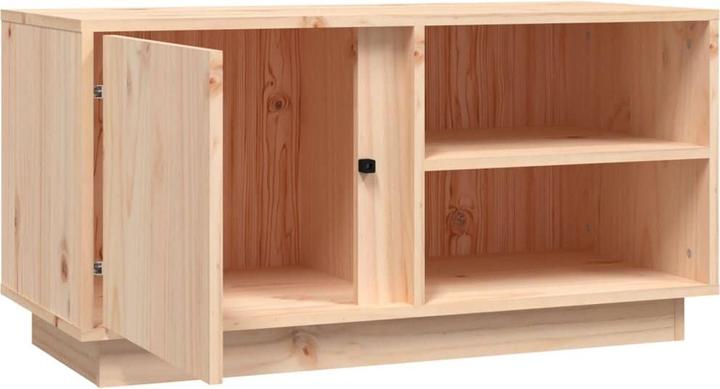 Produktbild VidaXL TV Schrank 80x35x40,5cm Massivholz Kiefer Lowboard Fernsehschrank