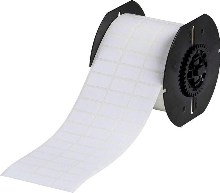 Produktbild Brady B33-5-472, Polyimid, Weiss, matt, 25.40 x 12.70 mm, permanent, 3-bahnig (5000 E.)