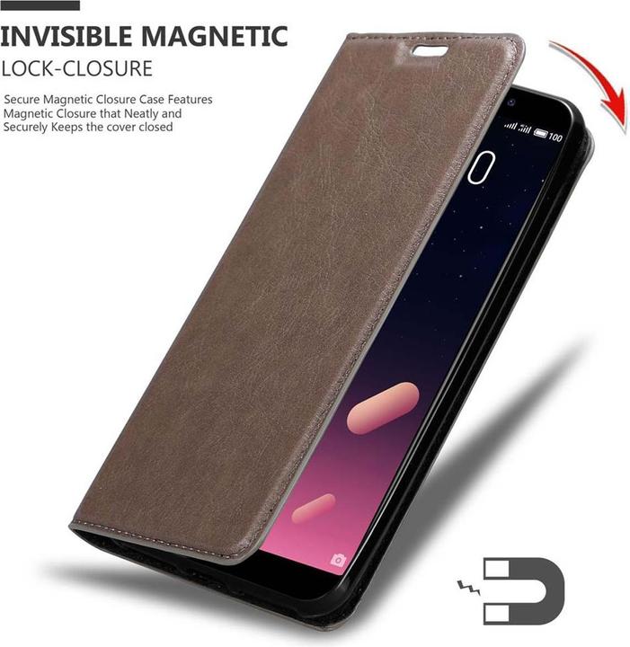 Image du produit Cadorabo Book Couverture magnétique invisible (Meizu M6s)