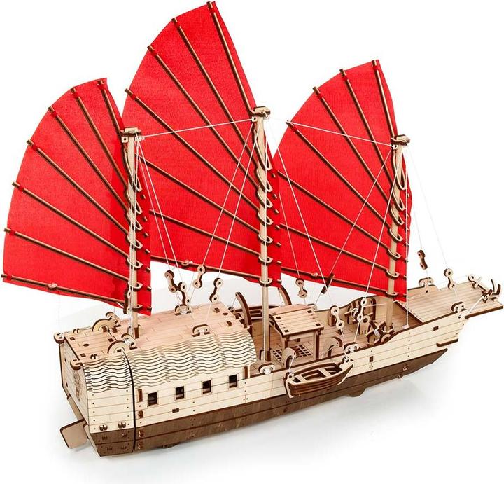 Image du produit Eco Wood Art Kit de maquette 3D en bois - Ancien voilier asiatique (Djong)