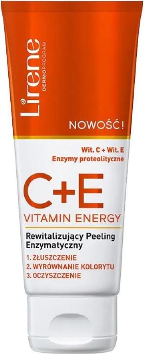 Actual product image Lirene C+E Vitamin Energy Revitalising Enzymatic Peeling 75Ml (Exfoliation, 75 ml)