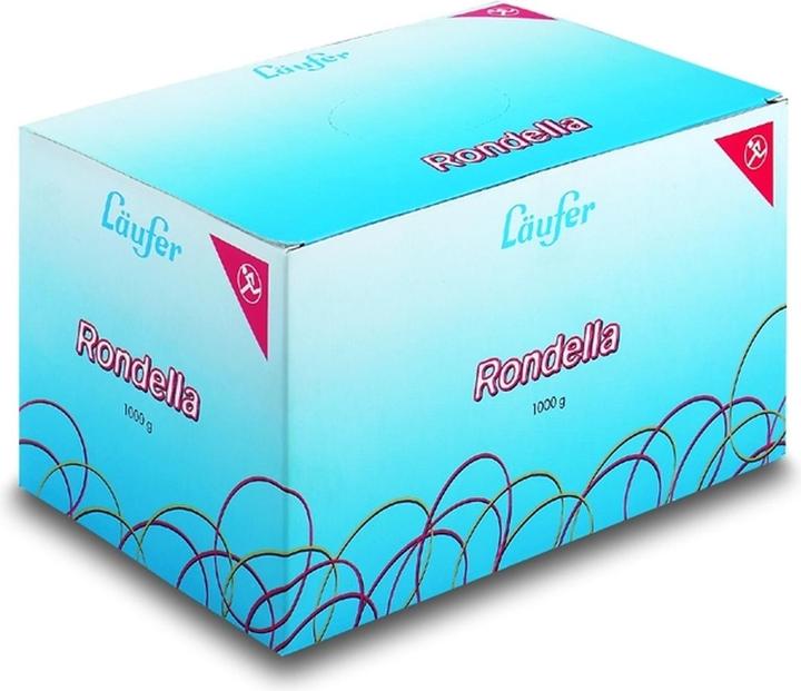 Actual product image Läufer L "ufer rubber rings RONDELLA in cardboard box, red, 20 mm, 1,000 g (1 pcs.)