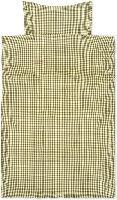 Actual product image Ferm Living Bed linen set, 100x140 and 40x45 cm, lemon/olive