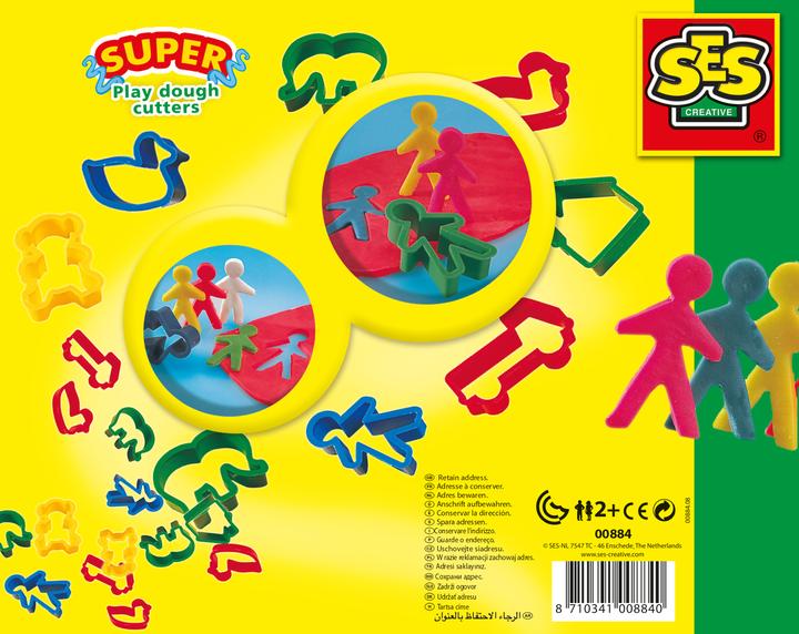 Actual product image Ses Plasticine cookie cutters 12 pieces