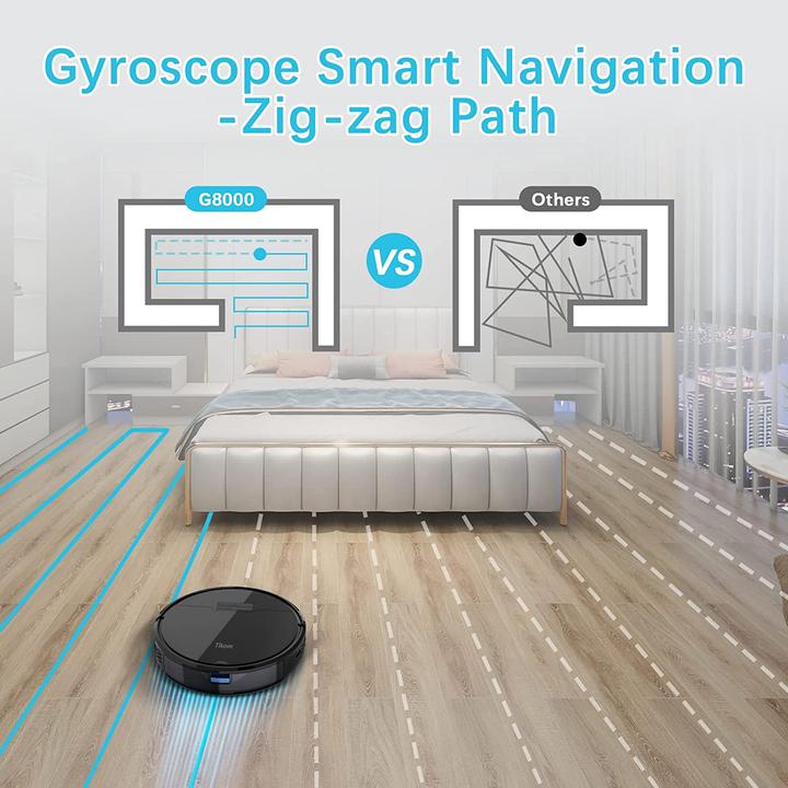 Actual product image Tikom G8000 Robot Vacuum Cleaner