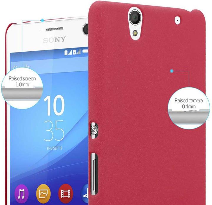 Actual product image Cadorabo Hard Cover Frosty Cover (Sony Xperia C4)