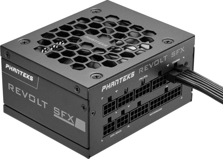 Actual product image Phanteks Revolt SFX 80 PLUS Platinum power supply, modular, ATX 3.0 - 850 Watt (850 W)
