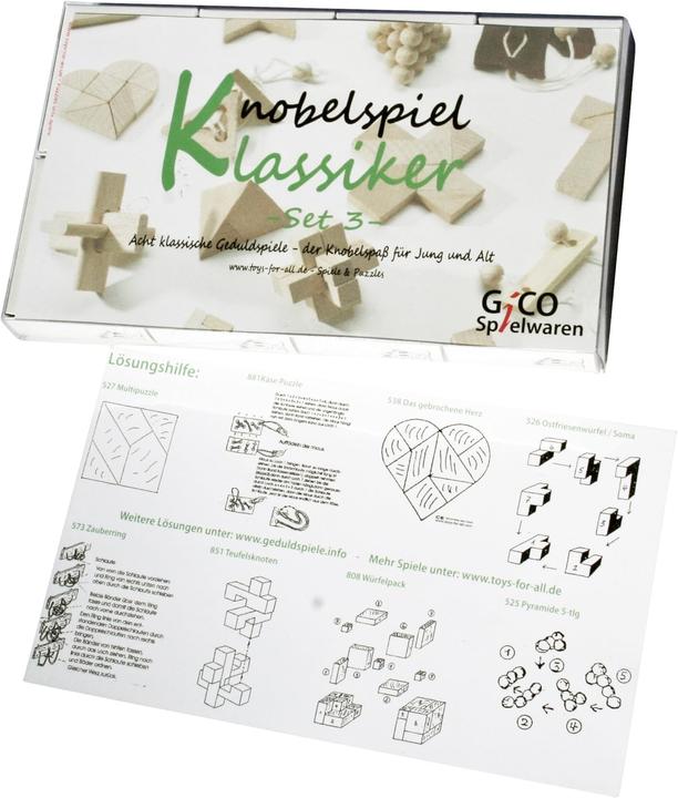 Produktbild Gico Knobelspiel Klassiker Set