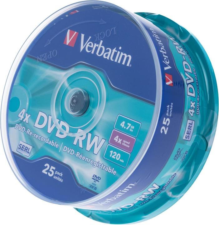 Immagine prodotto Verbatim Dvd-Rw (25 x)